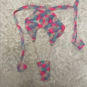 Colorful Tie-Dye Dance Wear